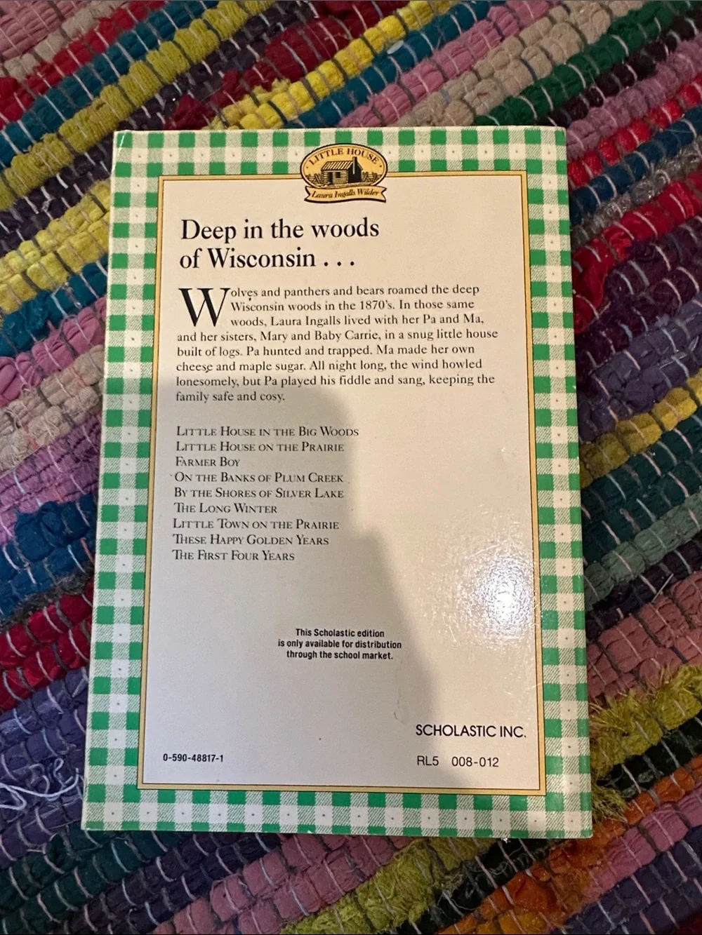 Little House in the Big Woods Laura Ingalls Wilder Scholastic Garth Williams